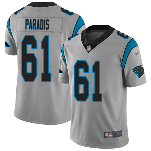 Carolina Panthers Limited Silver Youth Matt Paradis Jersey NFL Football 61 Inverted Legend